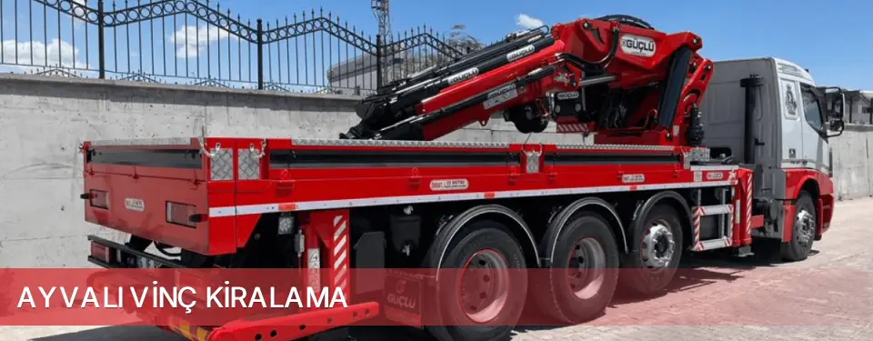 Ayvalı İlçemi Vinç Kiralama